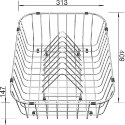 Panier multifonction pour évier Blanco