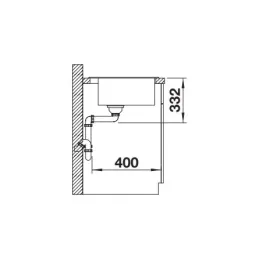 Évier en grès Blanco NAYA 5 / Anthracite