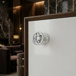 Bouton de meuble ALINA / Chrome brillant
