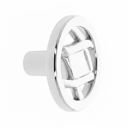 Bouton de meuble ALINA / Chrome brillant