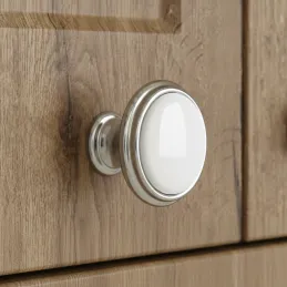 Bouton de meuble FRESNO / Chrome brillant