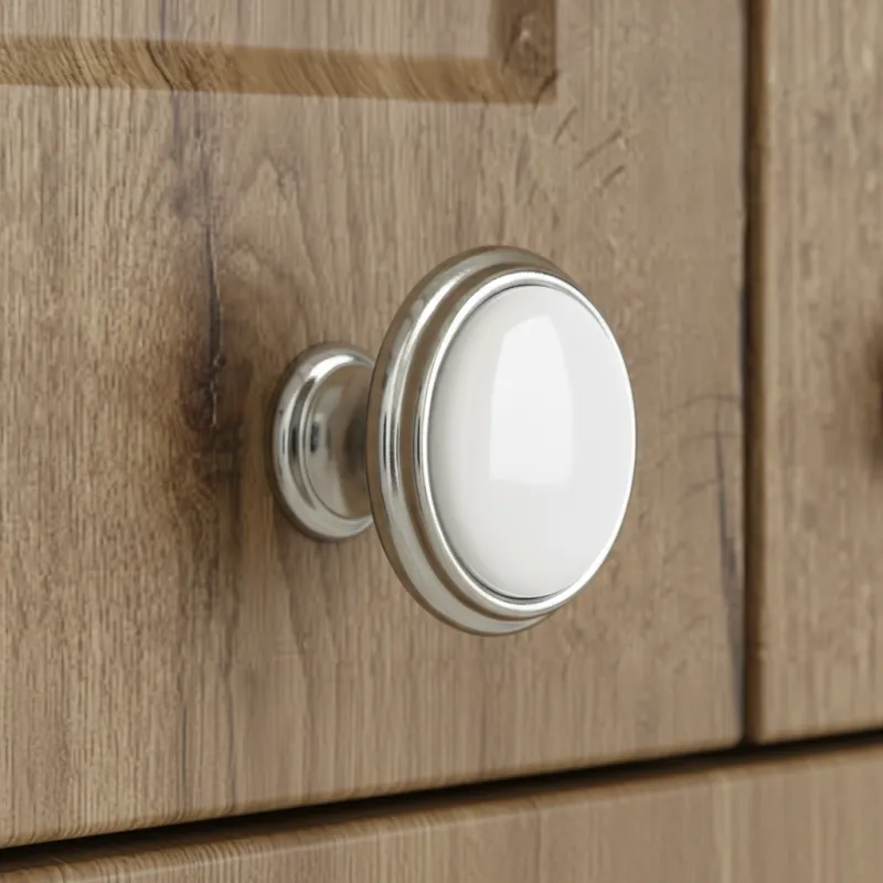Bouton de meuble FRESNO / Chrome brillant
