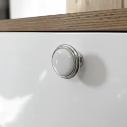 Bouton de meuble FRESNO / Chrome brillant