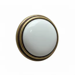Bouton de meuble FRESNO / Laiton vieilli
