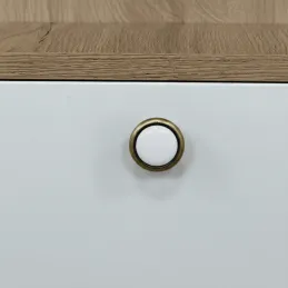 Bouton de meuble FRESNO / Laiton vieilli