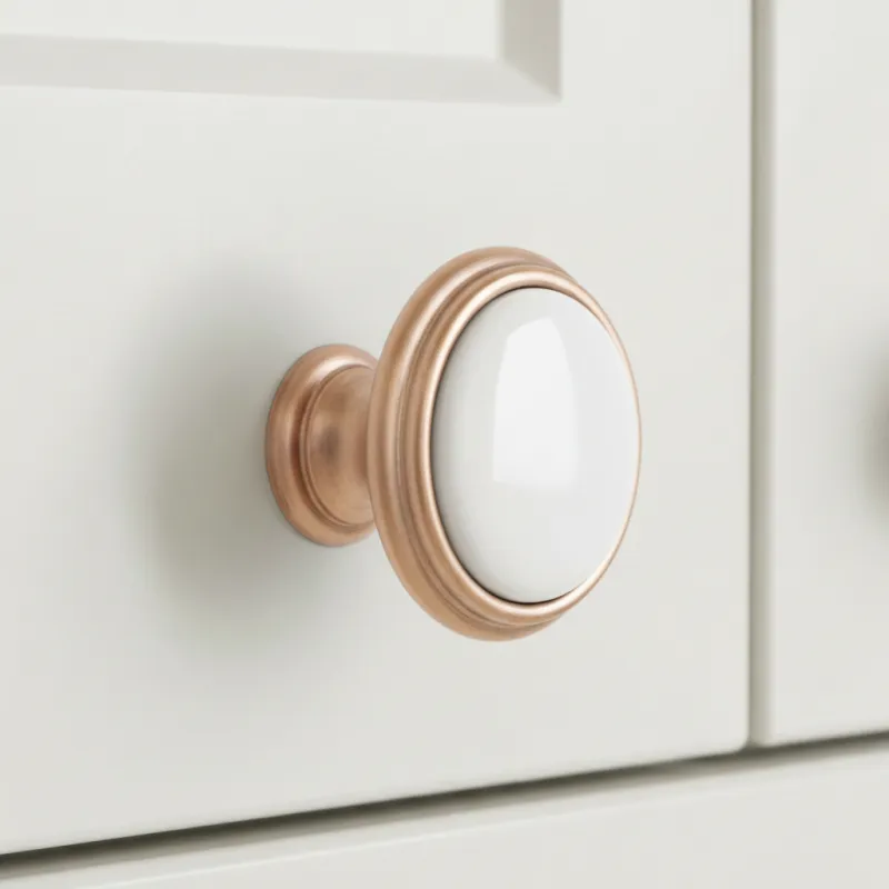 Bouton de meuble FRESNO / vieux rose