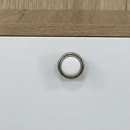 Bouton de meuble FRESNO / Argent vieilli
