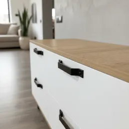Poignée MESA / Noir vieilli