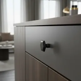 Bouton de meuble RUNA / Noir mat