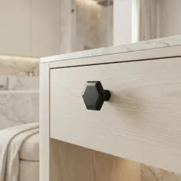 Bouton de meuble RUNA / Noir mat