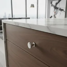 Bouton de meuble DOMINICA MINI / Chrome brillant