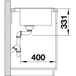 Évier en grès Blanco PLEON 6 / Anthracite
