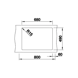 Évier en céramique Blanco PLEON 8 / Anthracite