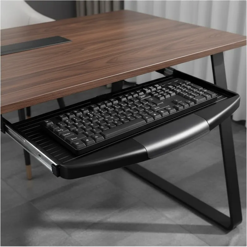 Tiroir coulissant pour clavier / Noir