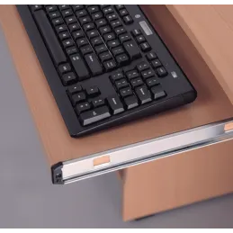Tiroir coulissant pour clavier / Acier