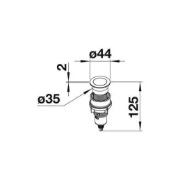 Commande Push Control BLANCO