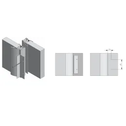 Serrure pour porte coulissante SAFE / Aluminium