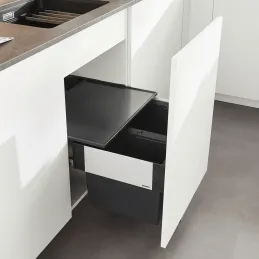 Poubelle coulissante Blanco SELECT II 60/2