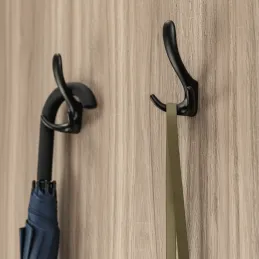 Porte-manteau MARKO / Noir mat