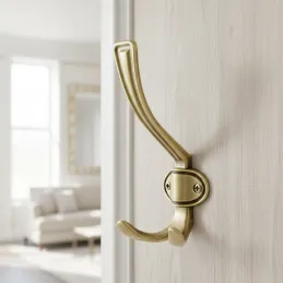 Porte-manteau rustique VATERLO XL / Or vieilli