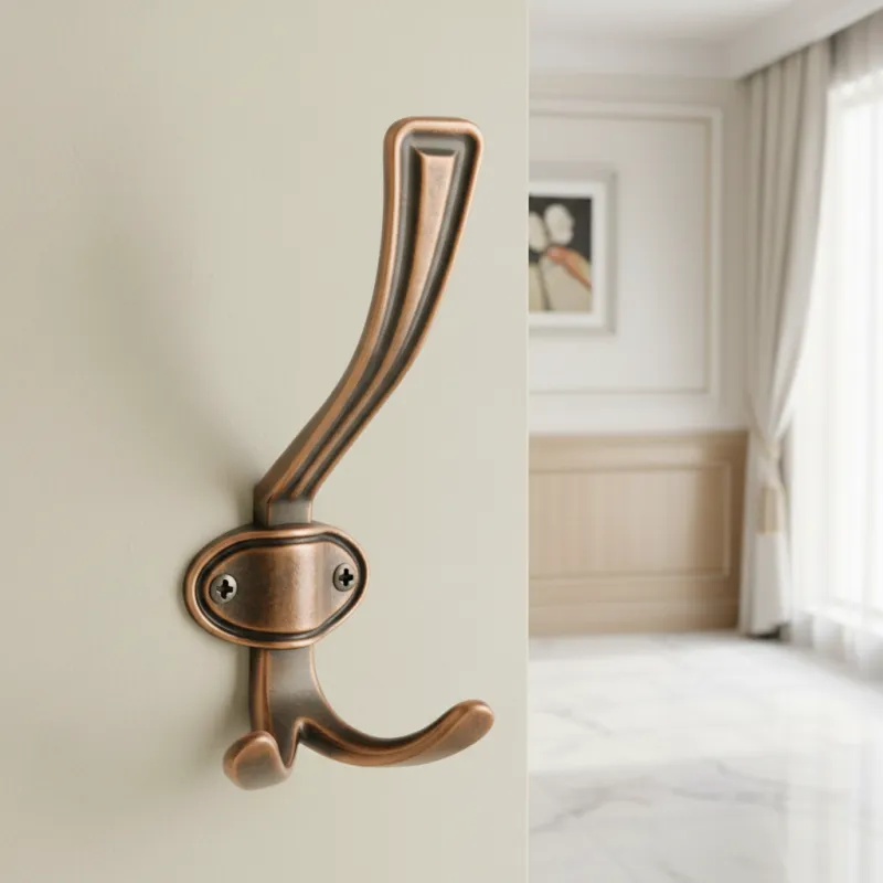 Porte-manteau rustique VATERLO XL / Cuivre antique