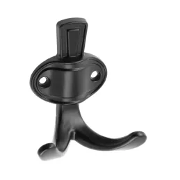 Porte-manteau rustique VATERLO / Noir mat