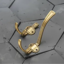 Porte-manteau rustique VATERLO / Vieil or
