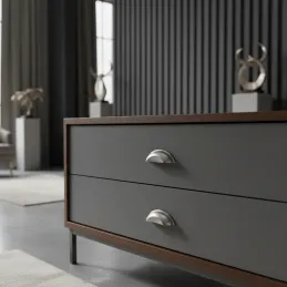 Poignée DIAMO / Vieil argent