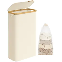 Panier à linge SOFT 60L / Blanc