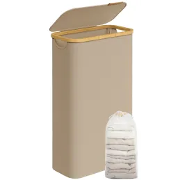 Panier à linge SOFT 60 L / Marron