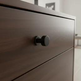 Bouton de meuble RIOX / Noir mat
