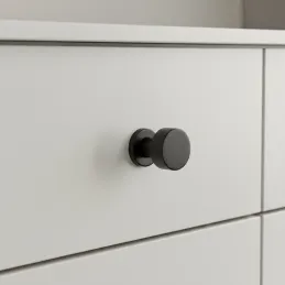 Bouton de meuble RIOX / Noir mat