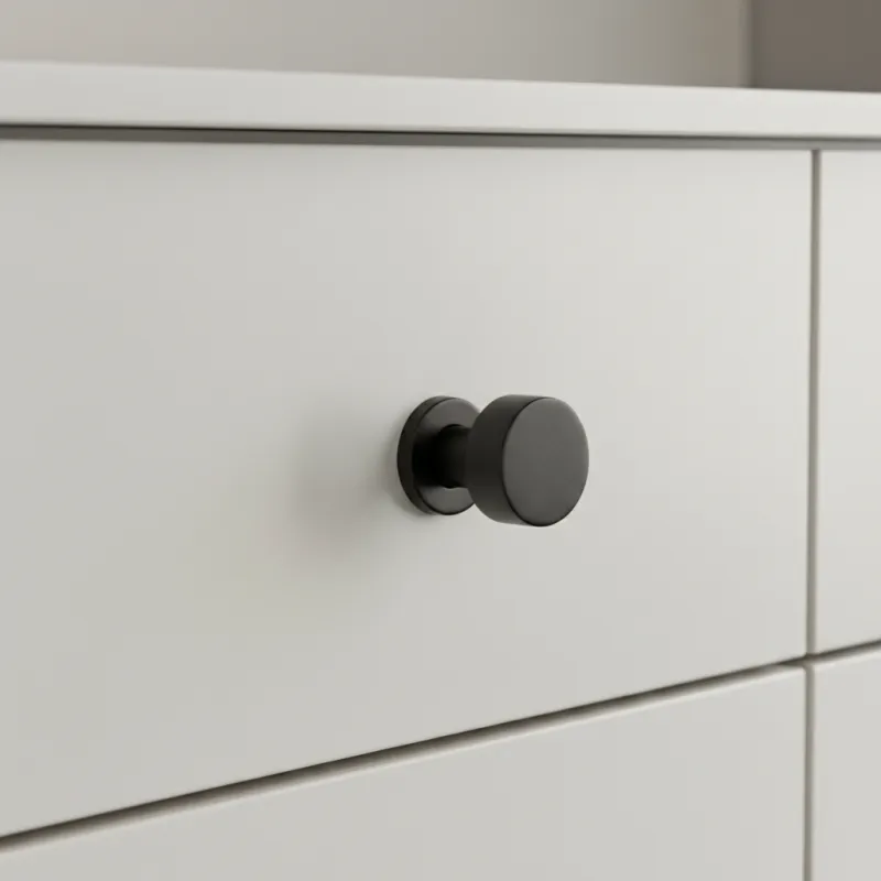 Bouton de meuble RIOX / Noir mat