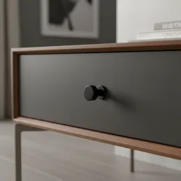 Bouton de meuble RIOX / Noir mat