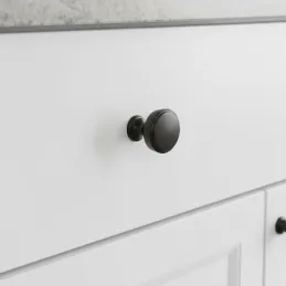 Bouton de meuble IMPERIAL / Noir mat