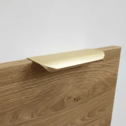 Poignée de chant de porte AVANTI / Laiton brossé