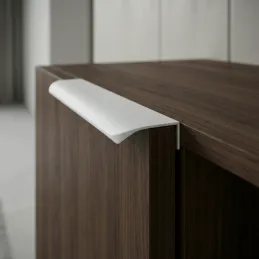 Poignée de chant de porte AVANTI / Blanc mat