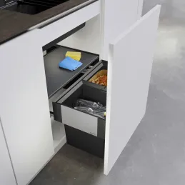 Poubelle coulissante Blanco SELECT II Compact 60/2
