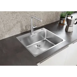 Évier en acier inoxydable Blanco SOLIS 400-IF/A / PushControl