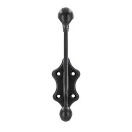 Patère rustique WOLFGANG / Noir mat