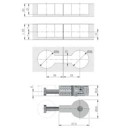 Raccord pour l’assemblage de plans de travail Quick