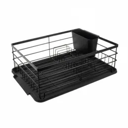 Égouttoir à vaisselle ANARO / Noir mat