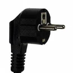 Prise électrique escamotable MODERO SCHUKO 2x230V + recharge USB / Noir mat