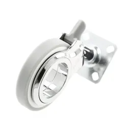 Roulettes de meuble avec frein NOVA / Chrome - gris