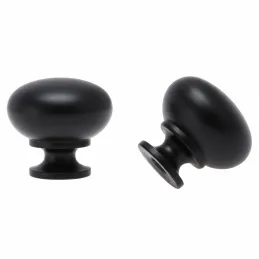 Bouton de meuble VALEA / Noir mat