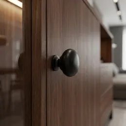 Bouton de meuble VALEA / Noir mat