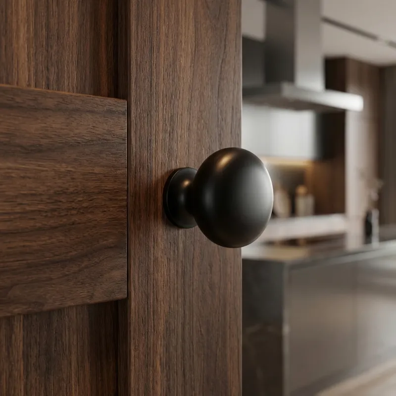 Bouton de meuble VALEA / Noir mat