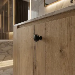 Bouton de meuble VALEA / Noir mat