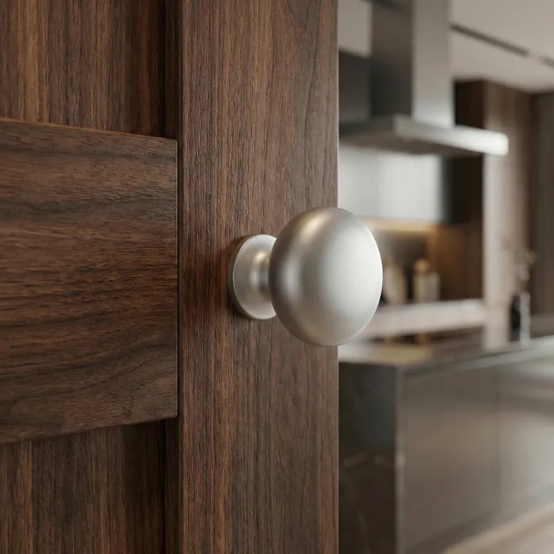 Bouton de meuble VALEA / Chrome mat