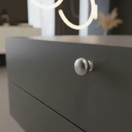 Bouton de meuble VALEA / Chrome mat